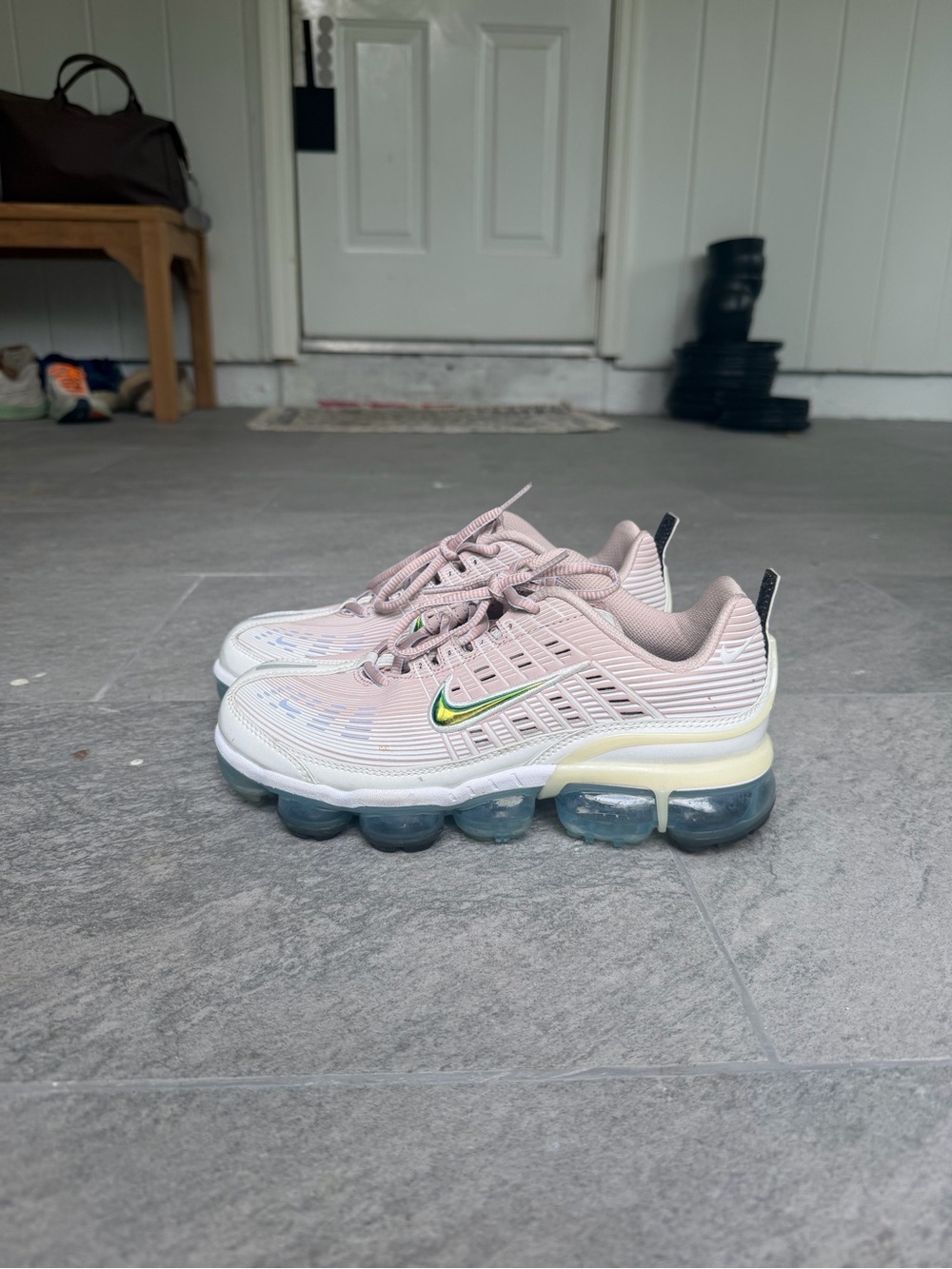 Pink/Blue VaporMax 360 Sneakers